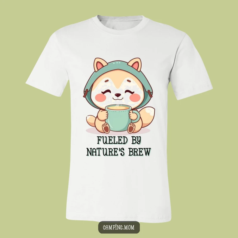 Funny Camping Mom Animal Sip Tee, Relaxed Outdoor Humor T-Shirt Gift
