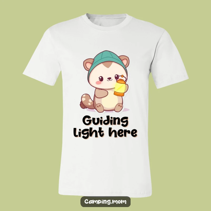 Funny Camping Animal Lantern Holder T-Shirt - Illuminating Humor Tee
