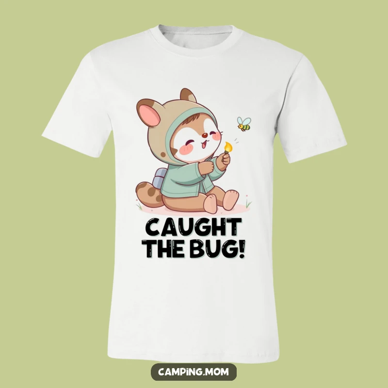 Funny Camping Mom Animal Firefly Tee, Whimsical Outdoor Humor T-Shirt Gift