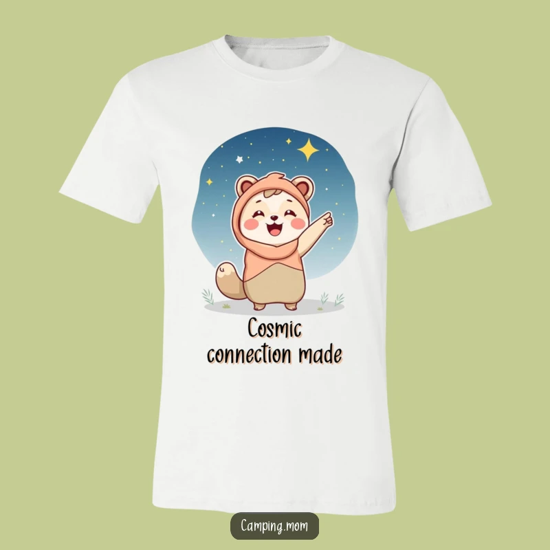 Funny Camping Mom Starry Sky T-Shirt, Night Explorer Gift for Her, Cosmic Fun