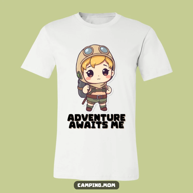 Funny Explorer Character T-Shirt, Wear Your Wanderlust with Humorous Style