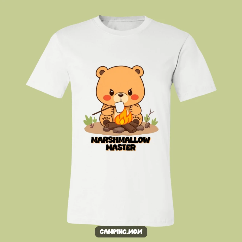 Funny Mama Bear Campfire Tee: Roasting Master S'mores Shirt