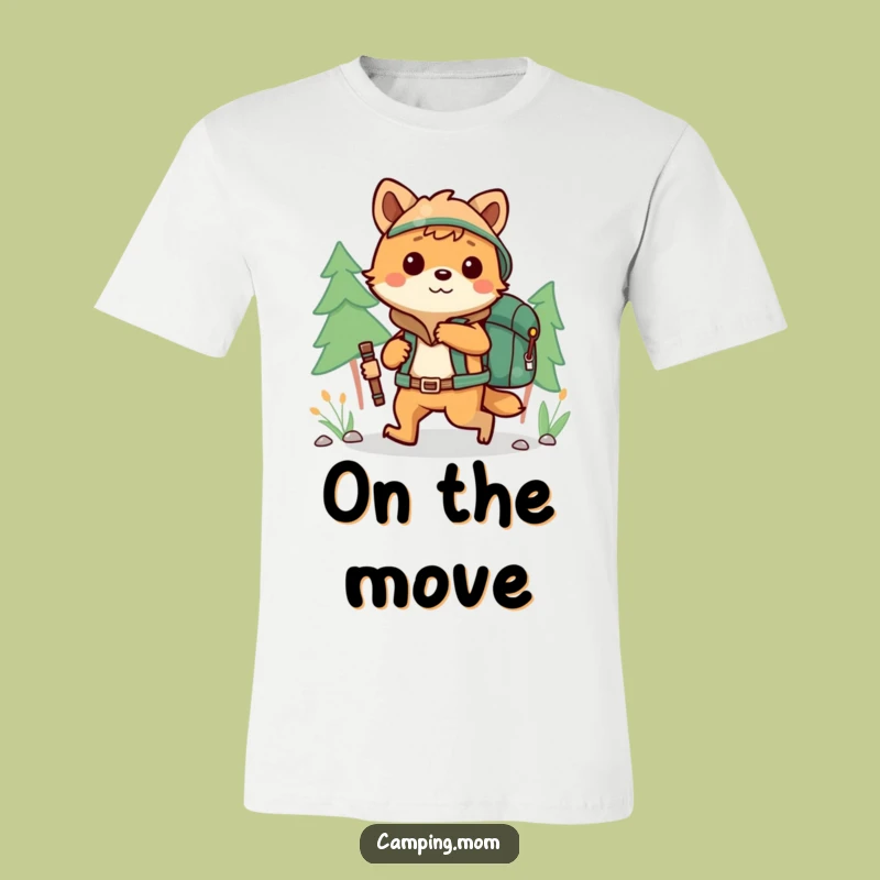 Funny Hiking Animal Backpack T-Shirt - Adventure Ready & Hilarious Tee