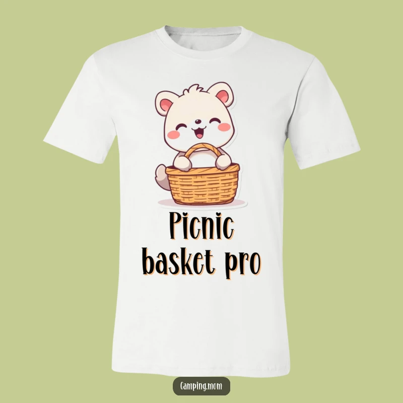 Funny Delighted Animal T-Shirt - Beaming Picnic Fun for a Hilarious Outdoor Adventure Gift