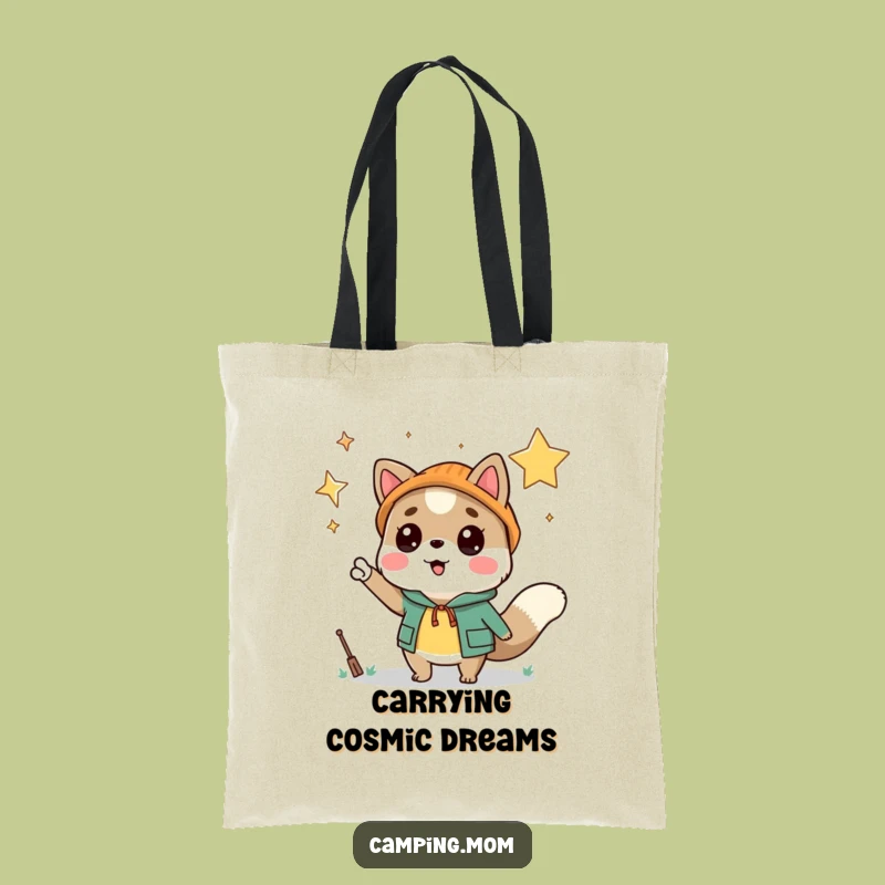 Funny Camping Animal Star Pointer Tote Bag - Carry Your Wonders!