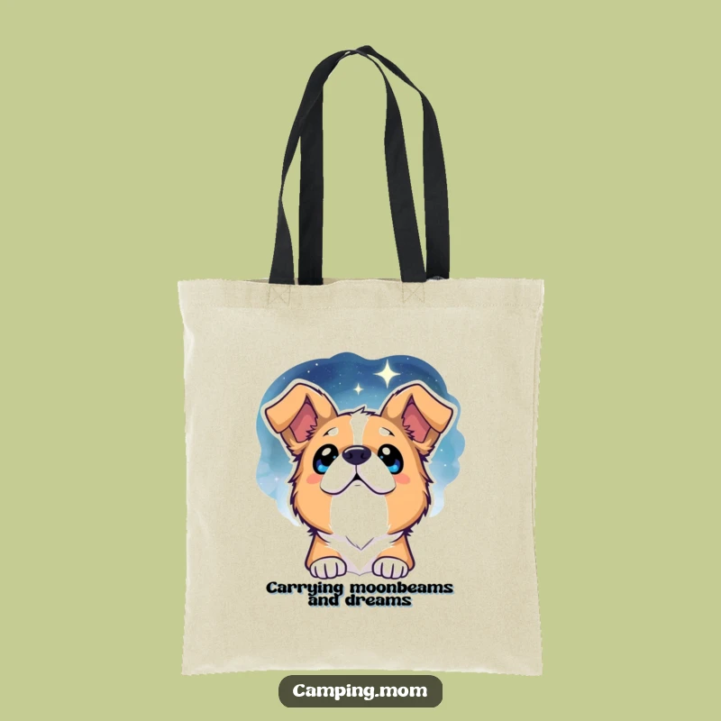 Funny Dog Starry Night Tote Bag - Whimsical Owner's Essential, Perfect Gift