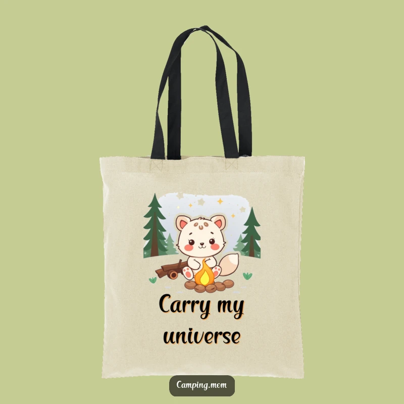 Funny Animal Tote Bag: Joyful Stargazer for a Hilarious Everyday Gift