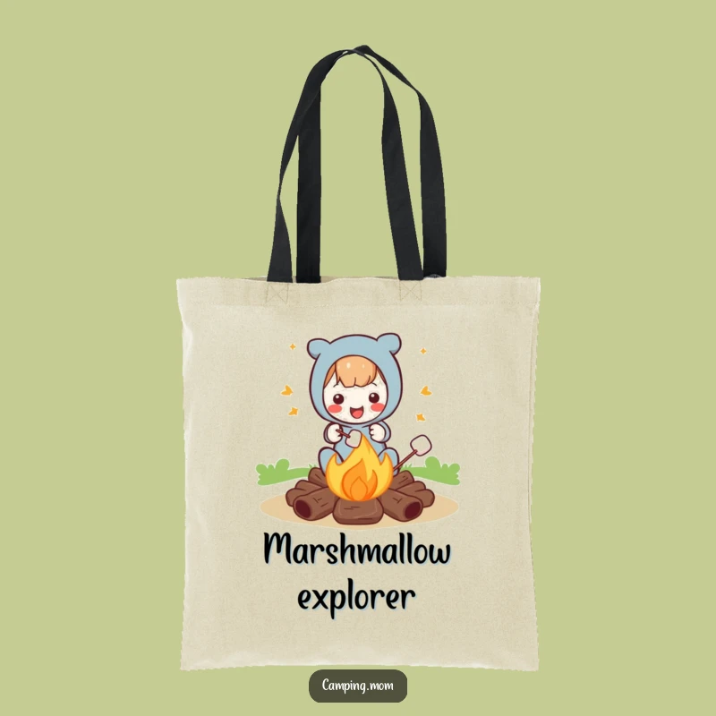 Funny Campfire Marshmallow Roasting Tote Bag: Carry Your Fun Essentials